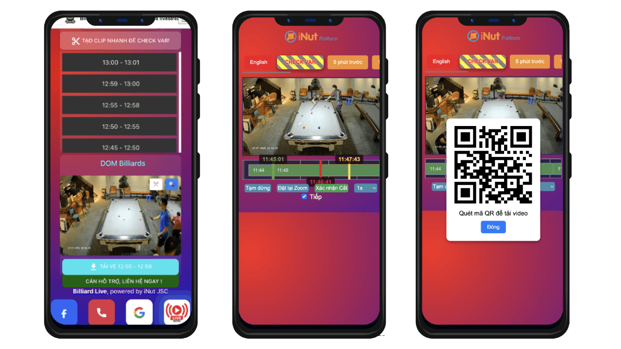 Clip cutting interface