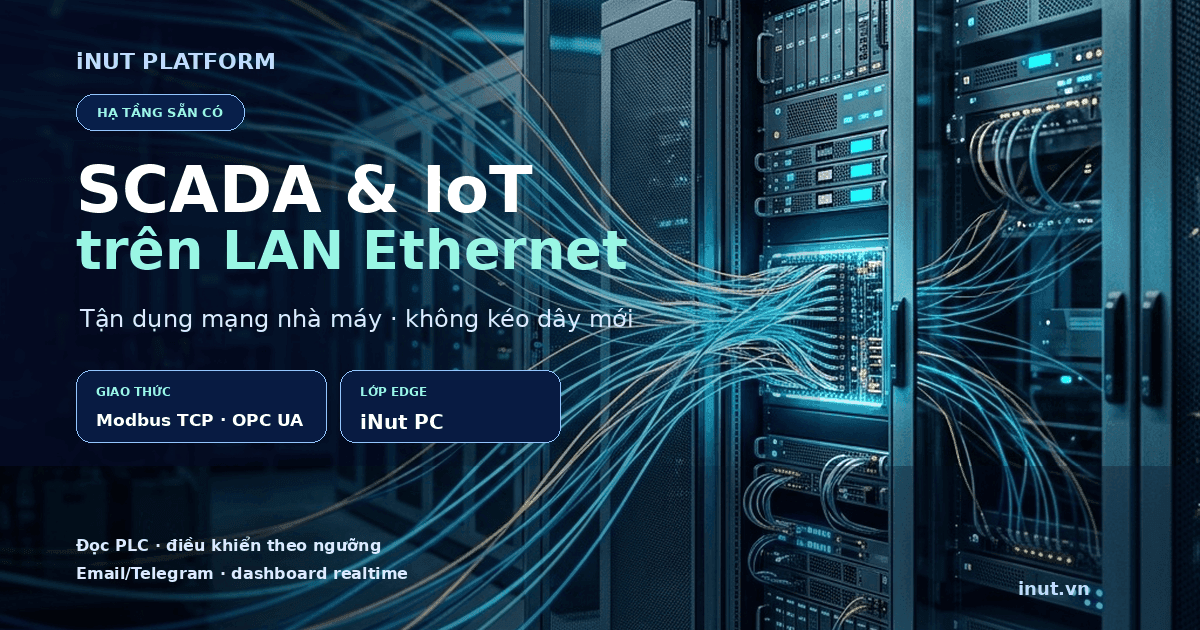 Ảnh bìa nguồn về triển khai SCADA và IoT trên hạ tầng LAN Ethernet