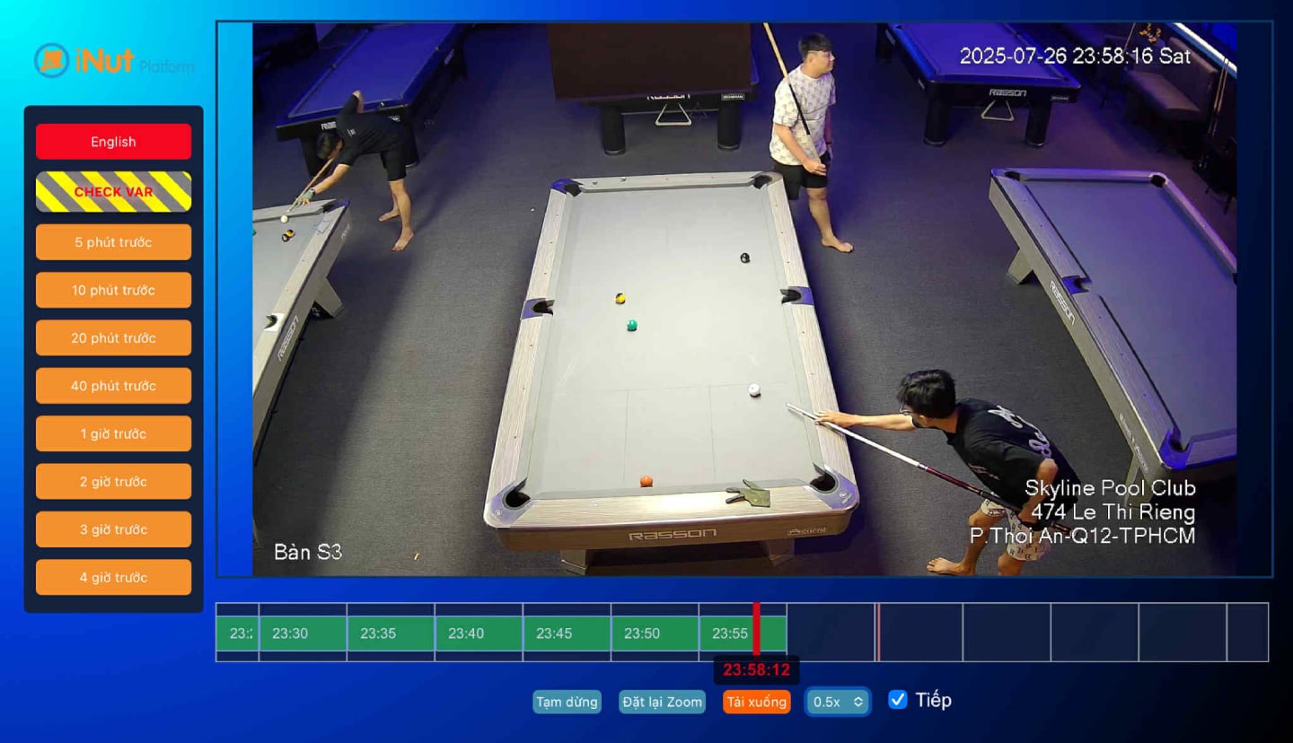 VAR replay interface