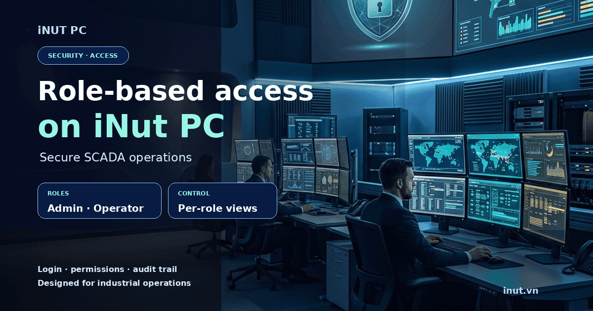 Source cover for role-based access on iNut PC